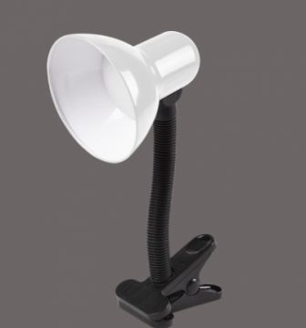 LAMPADA DA TAVOLA CON CLIP BIANCO 12.5X9.5X30CM - 100-240V 5W 4000K