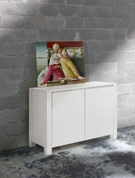 CREDENZA IN ABETE BIANCO