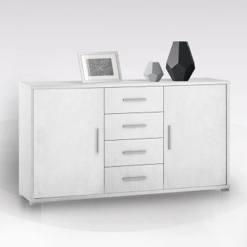 CREDENZA M.DOUBLE 2A+4C OSSIDO BIANCO ADB879OSOS