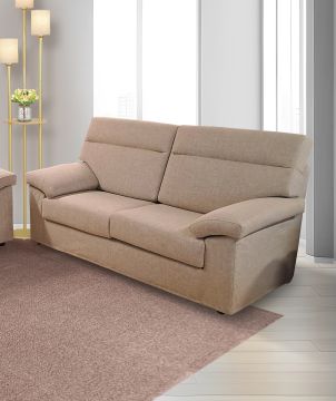 DIVANO 3 POSTI TORONTO IN TESSUTO BEIGE
