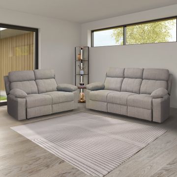 COPPIA DIVANI MOD. KEY CON RELAX ELETTRICO IN TESSUTO