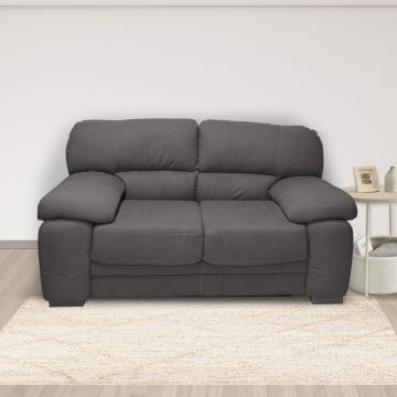 DIVANO 2 POSTI MOD. TERRY IN TESSUTO TAUPE