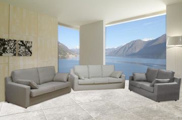 TRIS DIVANI IN TESSUTO TRIS DIVANI IN TESSUTO