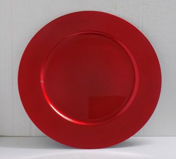 PIATTO ROSSO D33CM