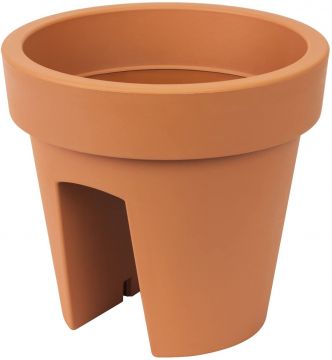 VASO LOFLY RAILING DIAM. 24,5 H. 22,5CM TERRACOTTA 