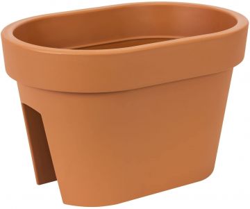 VASO LOFLY RAILING 39,6X26,6X25CM TERRACOTTA