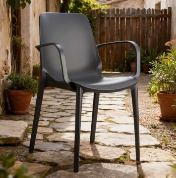 SCAB - POLTRONA MOD. GINEVRA ANTRACITE