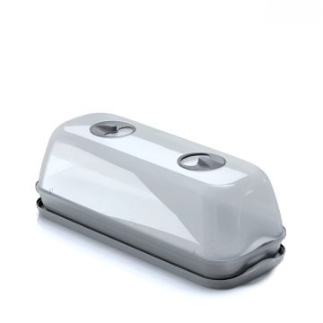 MINISERRA DA TAVOLO RESPANA IN PLASTICA ANTRACITE 51.5X19.6 H. 18.5CM