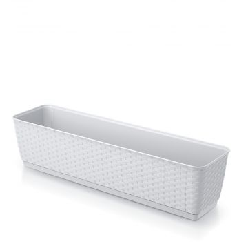 VASO RATOLLA 59X15,4X14,2CM BIANCO