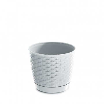 VASO RATOLLA ROUND DIAM. 25 H. 22 BIANCO