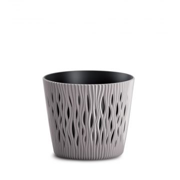 VASO SANDY ROUND DIAM. 15,8 H. 13,8 MOCCA