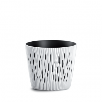 VASO SANDY ROUND DIAM. 15,8 H. 13,8 BIANCO 