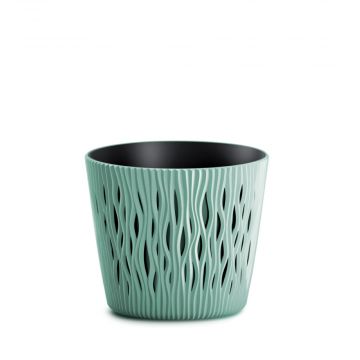 VASO SANDY ROUND DIAM. 18,9 H. 16,5 VERDE SALVIA