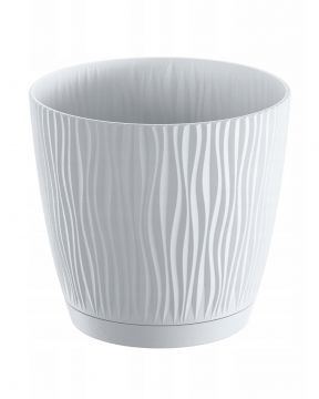 VASO SANDY P BIANCO 10,8X10,8X10,2CM CAPACITÀ 0,6LT