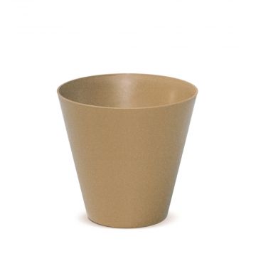 VASO TUBUS ECO WOOD DIAM. 20 H. 18,7 NATURE