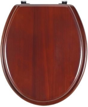 SEDILE COPRIWATER OVALE NOCE