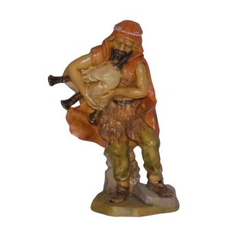 PASTORE ZAMPOGNARO MOD. LUX IN PVC EFFETTO LEGNO H 10CM