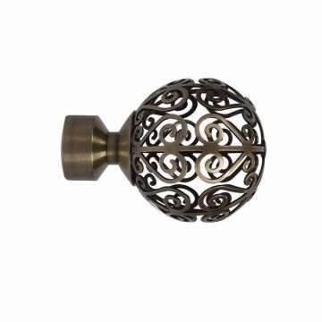 ECLECTIC - FINALE MODELLO SFERA SPIRALI BRONZO 1 PZ