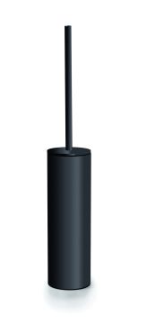LINEA ELETTRA - PORTASCOPINO IN ACCIAIO INOX GUN METAL 8X46.8CM