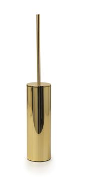 LINEA ELETTRA - PORTASCOPINO IN ACCIAIO INOX ORO 8X46.8CM