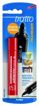 TRATTO - MARCATORE PERMANENTE TRATTO MARKER ROSSO