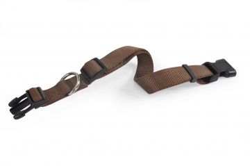 COLLARE SGANCIO 15MM MARRONE