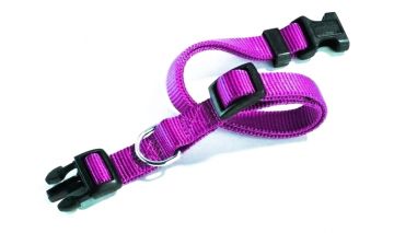 COLLARE SGANCIO REGOLABILE 18MM FUCSIA