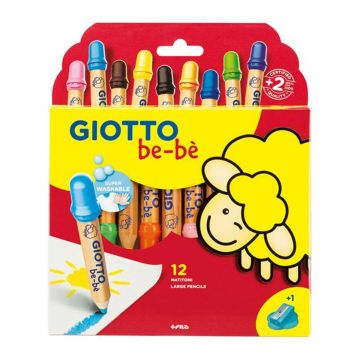 Giotto Bebe: Barattolo Giotto con 10 Matitoni