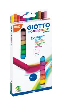 GIOTTO - ASTUCCIO DA 12 GESSI COLORATI ROBERCOLOR CARREE