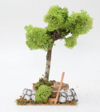 PINETTO LICHENE 14X10CM H 22CM
