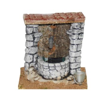FONTANA FUNZIONANTE 13X13CM H 15CM ACCESSORIO ELETTRICO