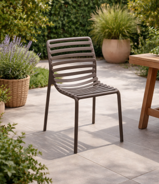 NARDI OUTDOOR - SEDIA MOD. DOGA BISTROT TABACCO