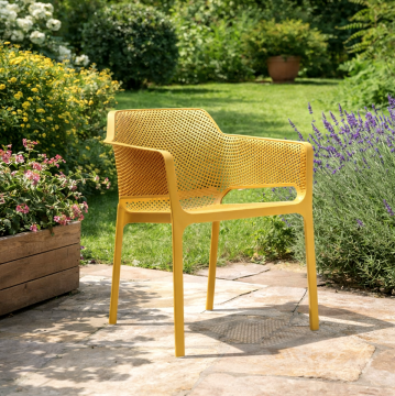 NARDI OUTDOOR - POLTRONA MOD. NET SENAPE