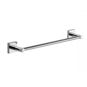LINEA FUJI - PORTA SALVIETTE CROMATO IN ACCIAIO INOX ADATTABILE 49X6,8X4,7CM
