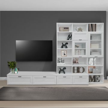 COMPOSIZIONE MOD. FOSTER BIANCO FRASSINATO