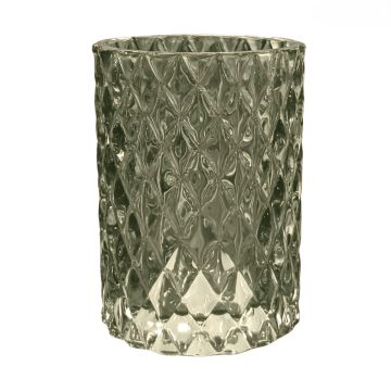 BICCHIERE PORTASPAZZOLINI IN VETRO VERDE