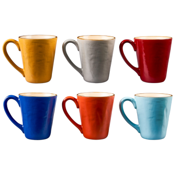 LINEA MEDITERRANEO - TAZZA MUG IN GRES 360ML ASSORTITO