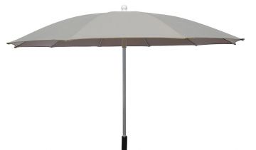 OMBRELLONE OLEFIN D250CM GRIGIO FUSTO ALLUMINIO