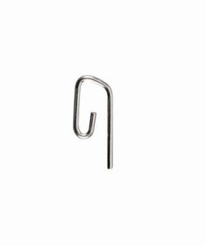 SET 20 GANCI A PAPERA PER TENDA IN METALLO 