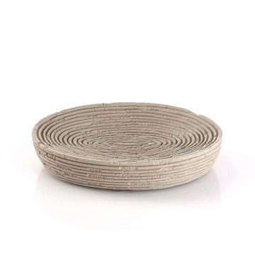 LINEA GEMINI - PORTA SAPONE IN RESINA TORTORA