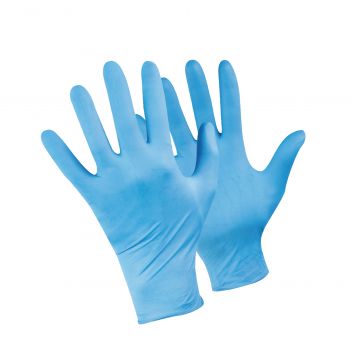 GUANTO IN NITRILE NBR AZZURRO TAGLIA M