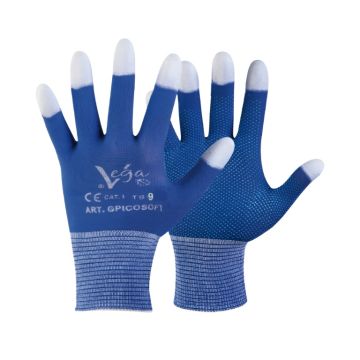 GUANTI MULTIUSO VEGA IN POLIAMMIDE E POLIURETANO BLU/BIANCO TG 9