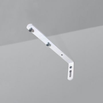 MENSOLA PER BINARI 160MM BIANCO 2 PZ