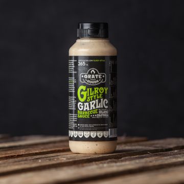 GRATE GOODS - SALSA BARBECUE GILROY STYLE GARLIC 265ML