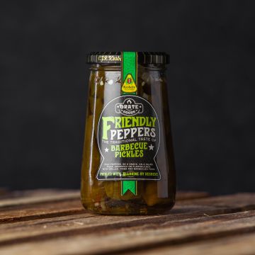 GRATE GOODS - FRIENDLY PEPPERS BARBECUE PICKLES 370ML