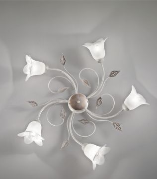 PLAFONIERA GRETA 5XE14 ECO-CONTRIBUTO RAEE COMPRESO