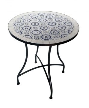 TAVOLINO C/MOSAICI ROTONDO D.60