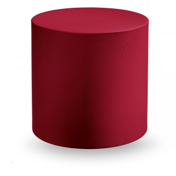 POUFF COSMOS HOME FITTING CILINDRICO ROSSO ORIENTE D. 45CM 