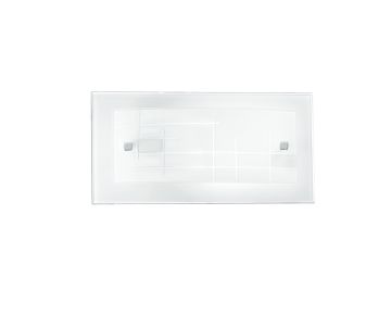 APPLIQUE MUSA DRITTA CURVA 30X15CM - 1XE27 MAX 60W