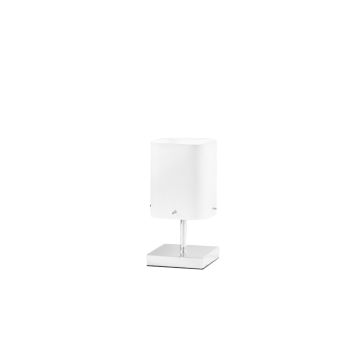 LAMPADA DA TAVOLO SQUARE BIANCO 12X12 H. 29CM - 1XE14 60W